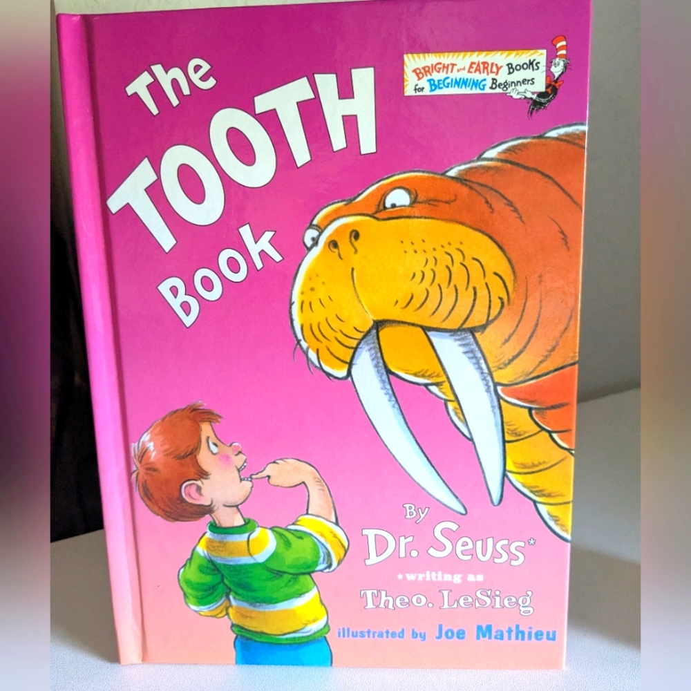 The Tooth Book by Dr. Seuss Very Good, sticker residue
